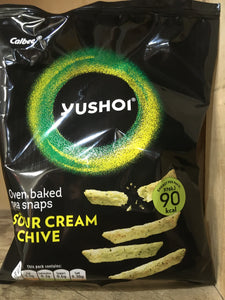Yushoi Sour Cream & Chive Baked Pea Snacks 21g
