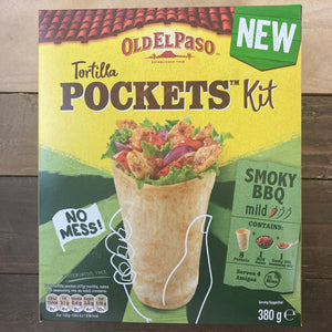 Old El Paso Smoky BBQ Tortilla Pocket Kit 380g