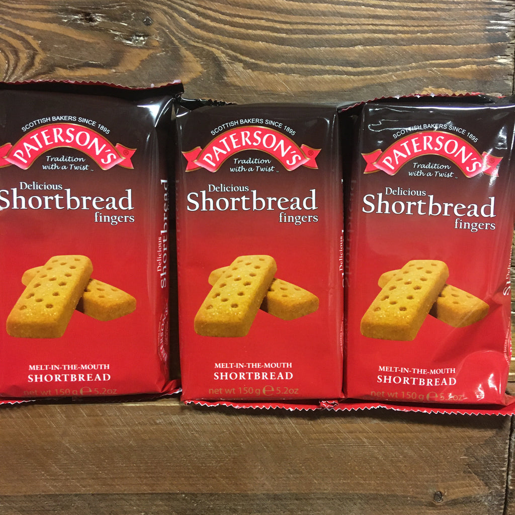 3x Paterson's Delicious Shortbread Fingers Packs (3x150g) & Low Price ...