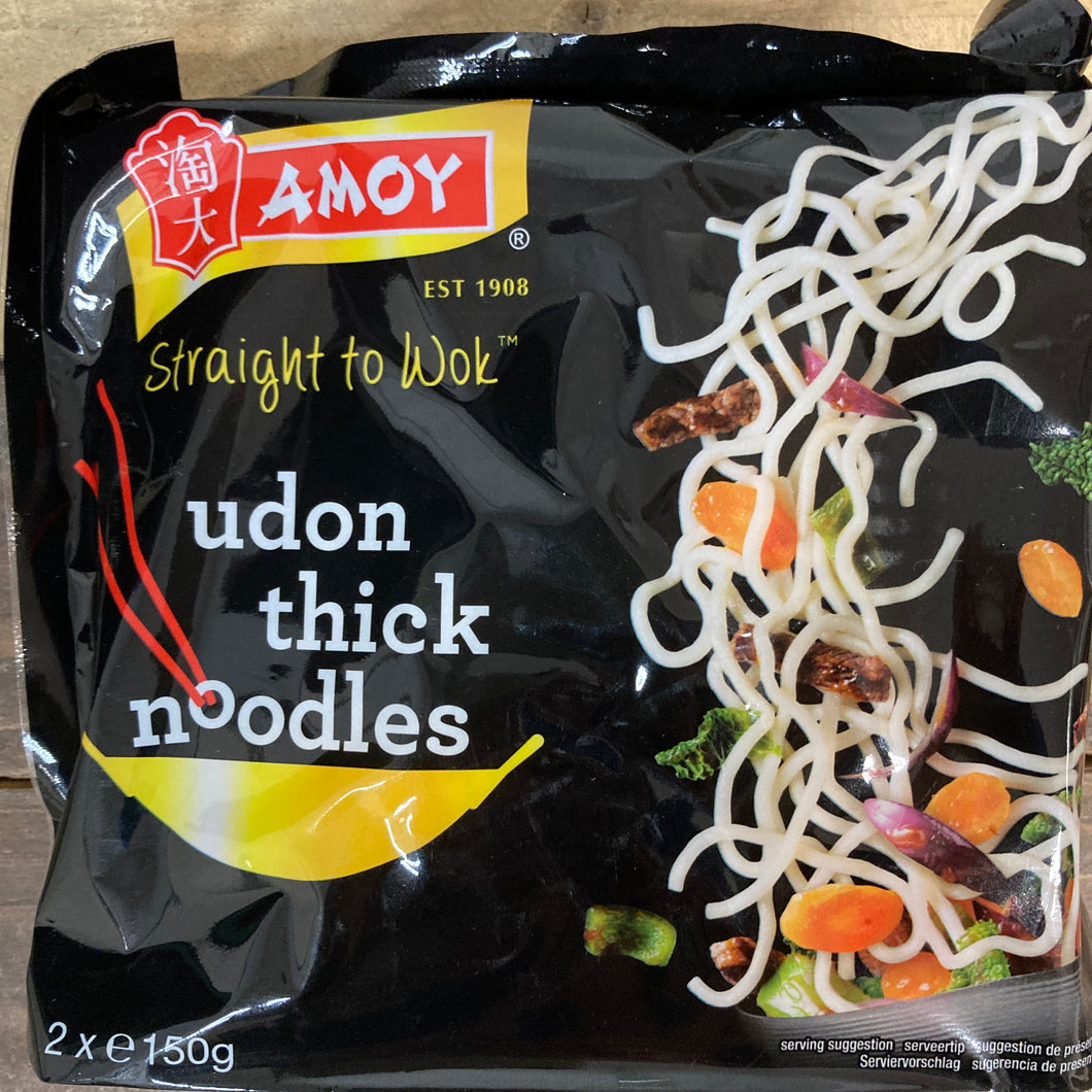 Amoy Straight To Wok Udon Thick Noodles