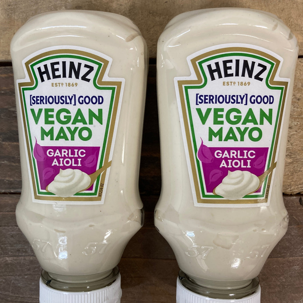 Heinz Seriously Good Vegan Mayo Garlic Aioli, 215 g / 220 ml : :  Health & Personal Care