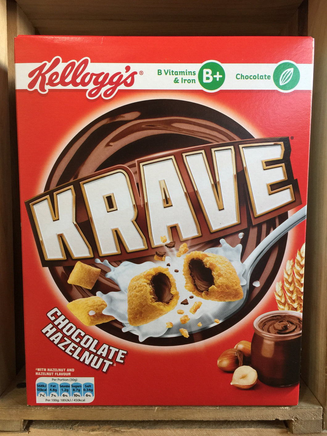 Kellogg's Krave Chocolate Hazelnut 375g