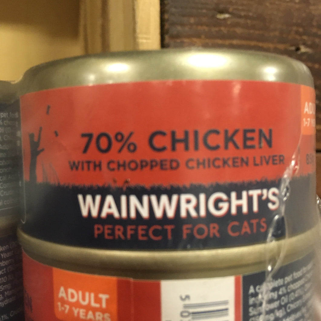 Wainwrights wet shop cat food