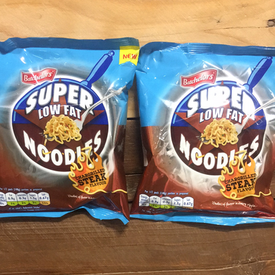 4x Batchelors Low Fat Super Noodles Chargrilled Steak Flavour (4x81g)