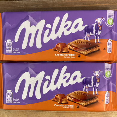 Milka Caramel Creme Chocolate Bar