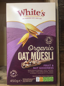 White's Oat Muesli Fruit & Nut Goodness 450g