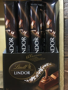 12x Lindt Lindor 60% Dark Chocolate Treat Bars (12x38g)