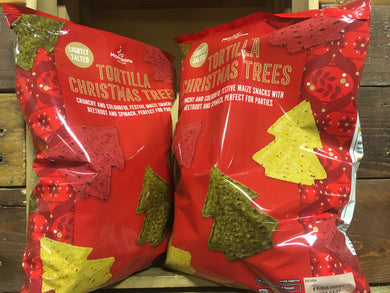 2x Morrisons Tortilla Christmas Tree Snacks (2x150g)