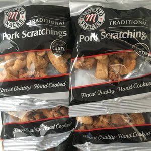12x Midland Snacks Traditional Pork Scratchings £1.49 Bags (12x70g)