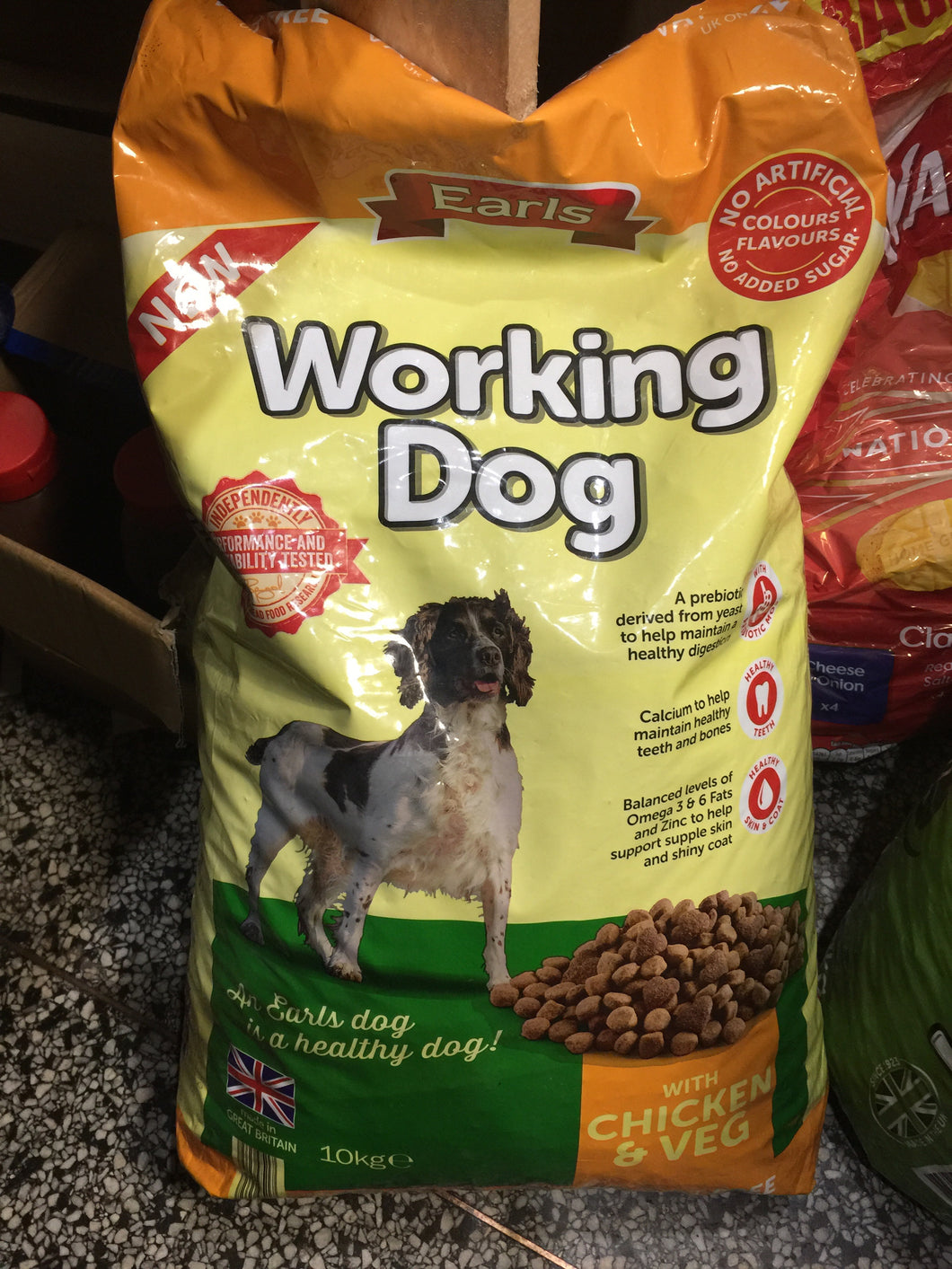 Earls Working Dog  With Chicken & Veg 10kg