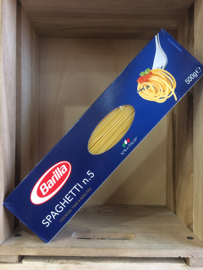 Barilla Spaghetti N. 5, 500 g - Piccantino Shop Online Italia