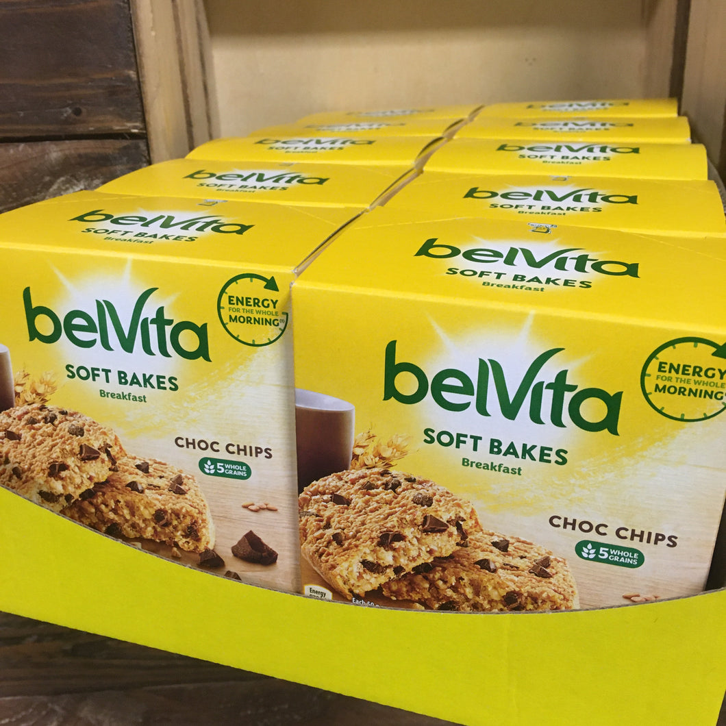 40x Belvita Breakfast Choc Chip Soft Bakes (10 Packs of 4x50g)