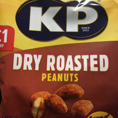 4x KP Dry Roasted Peanut £1 Bags (4x65g)