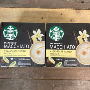 Nescafe Dolce Gusto Starbucks Madagascar Vanilla Macchiato Pods