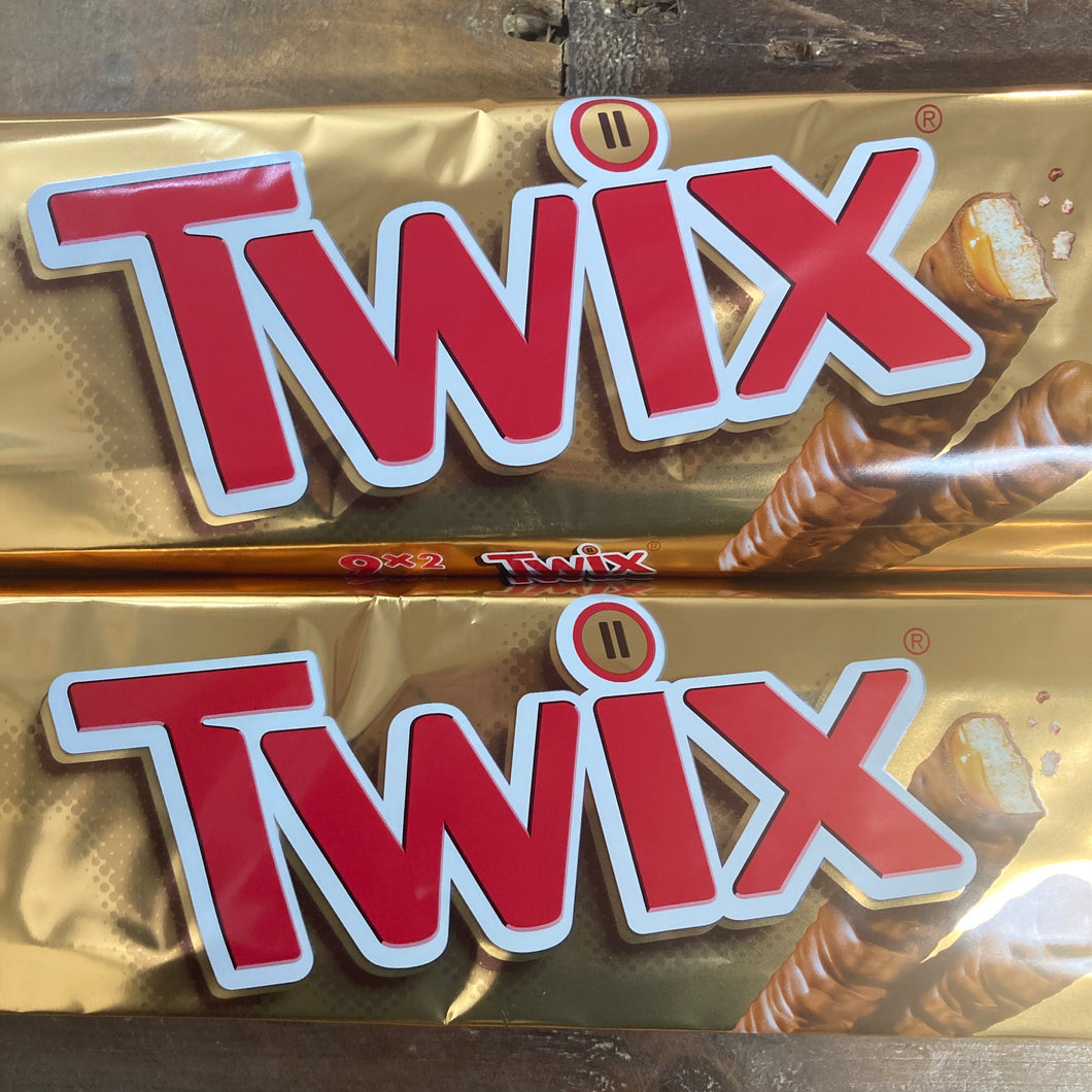 18x Twix Twin Bars (2 Packs of 9x40g)