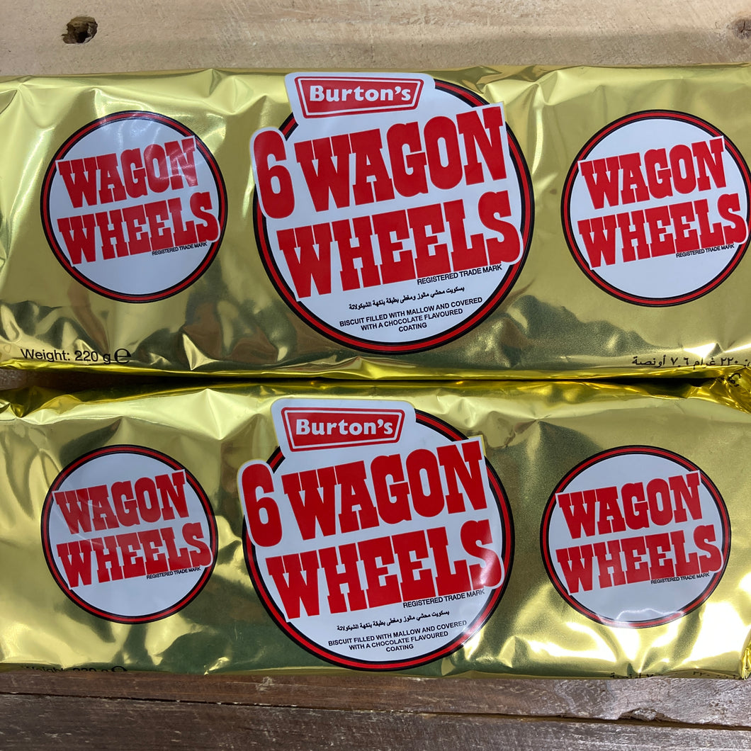 12x Wagon Wheels Original (2 Packs of 6 Wheels)