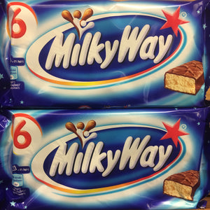 12x Milky Way Chocolate Bars (2 Packs of 6x21.5g)