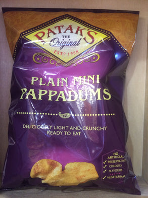 Patak’s Plain Mini Pappadums 75g