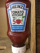 3x Heinz Tomato Ketchup 50% Less Sugar & Salt (3x235g)