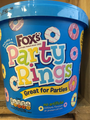Fox's Party Rings Party Bucket 280g
