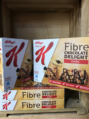 16x Kellogg's Special K Fibre Dark Chocolate Delight 24g (4x 4 Bars)