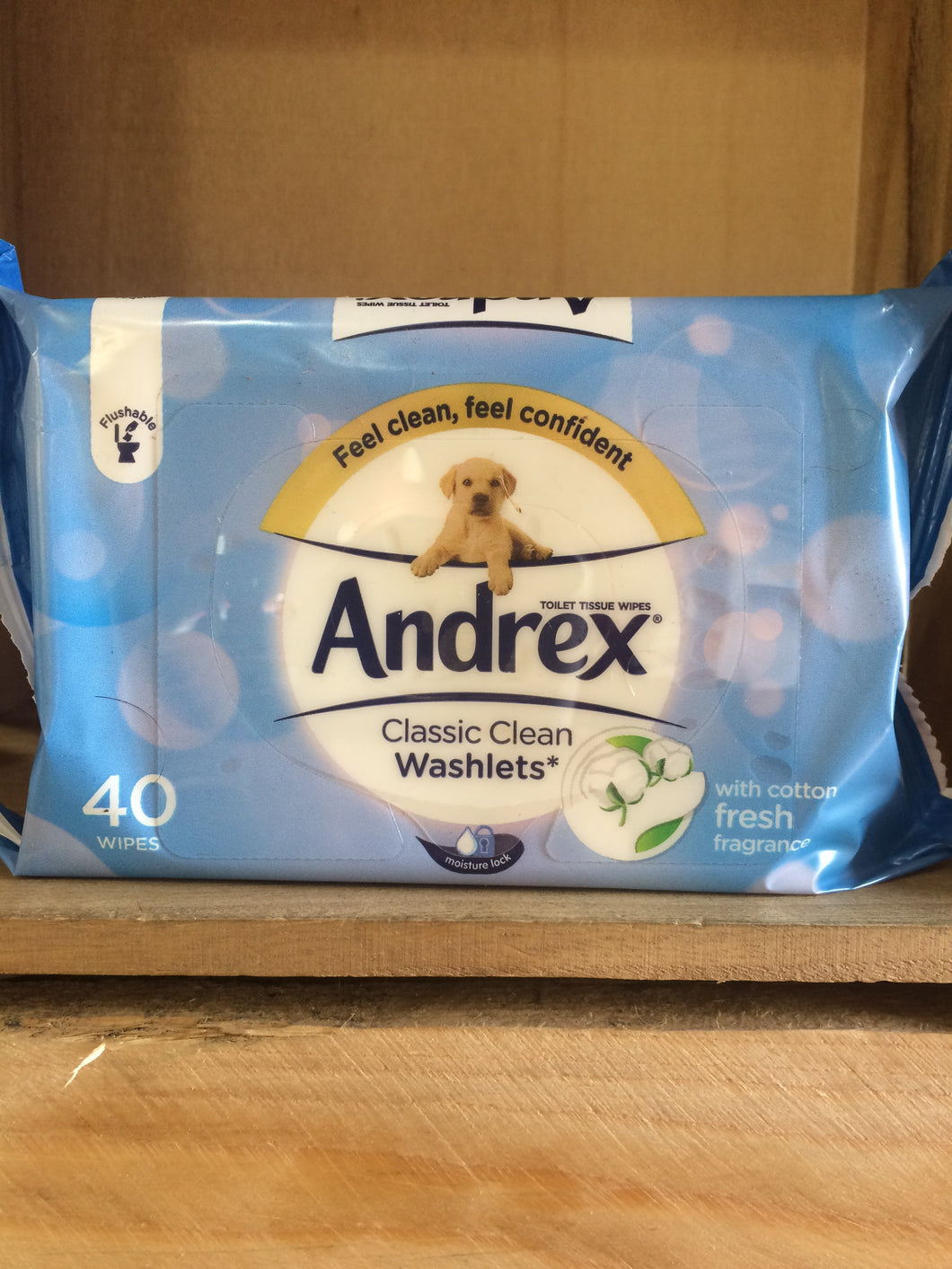 Andrex Classic Clean Washlets 40s