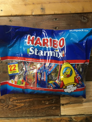 44x Haribo Starmix Mini Bags (2 Packs of 22x16g Mini Bags)