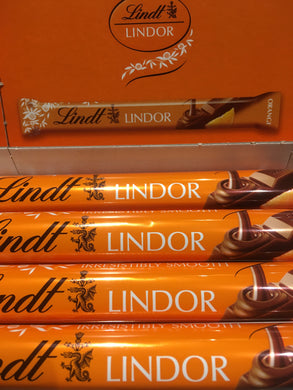 6x Lindt Lindor Milk Chocolate Orange Bars (6x38g)