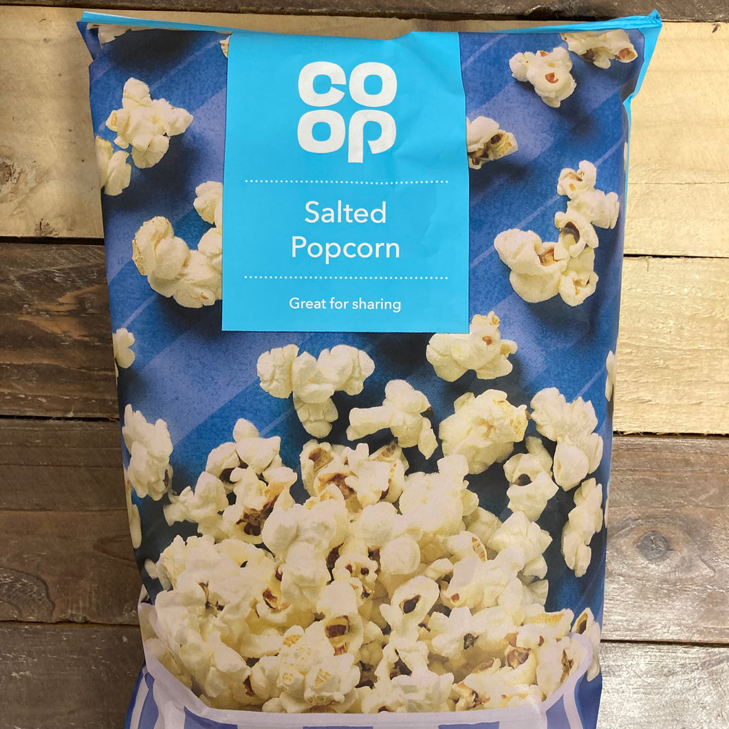 4x Co-Op Salted Popcorn Bags (4x100g)