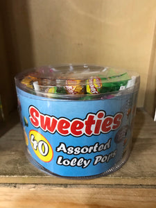 Sweeties Assorted Lolly Pops 40x20g