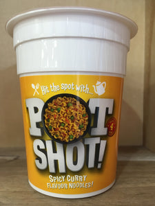 Golden Wonder Spicy Curry Pot Shot Noodle Pot 90g