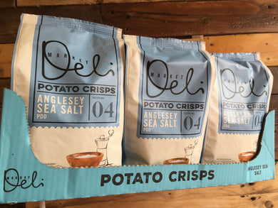 9x Walkers Market Deli Anglesey Sea Salt Crisps (9x150g)