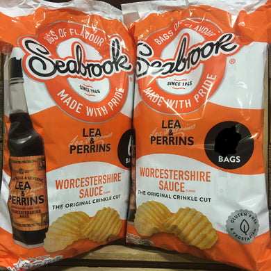 Seabrook Worcestershire Sauce Crinkle Crisps