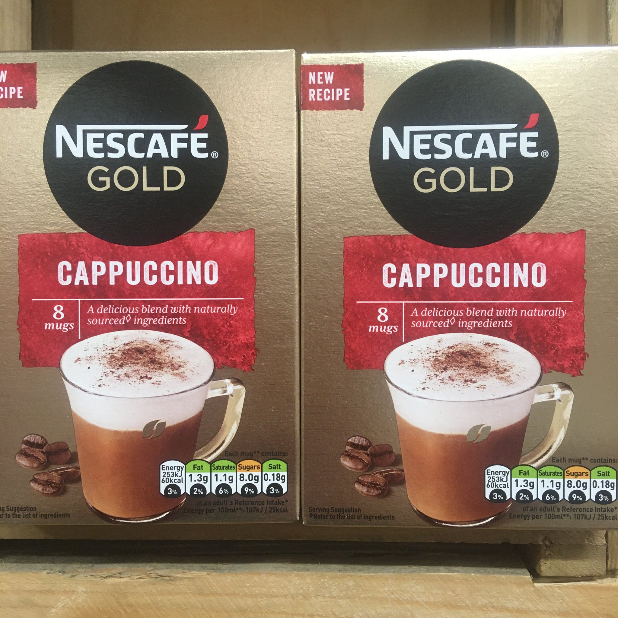 Nescafe Gold Cappuccino Instant Coffee 8 Sachets - 124g 