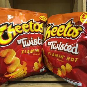 4x Cheetos Twisted Flamin' Hot Crisps (4x65g)