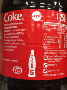 Coca Cola 1.25 Litre