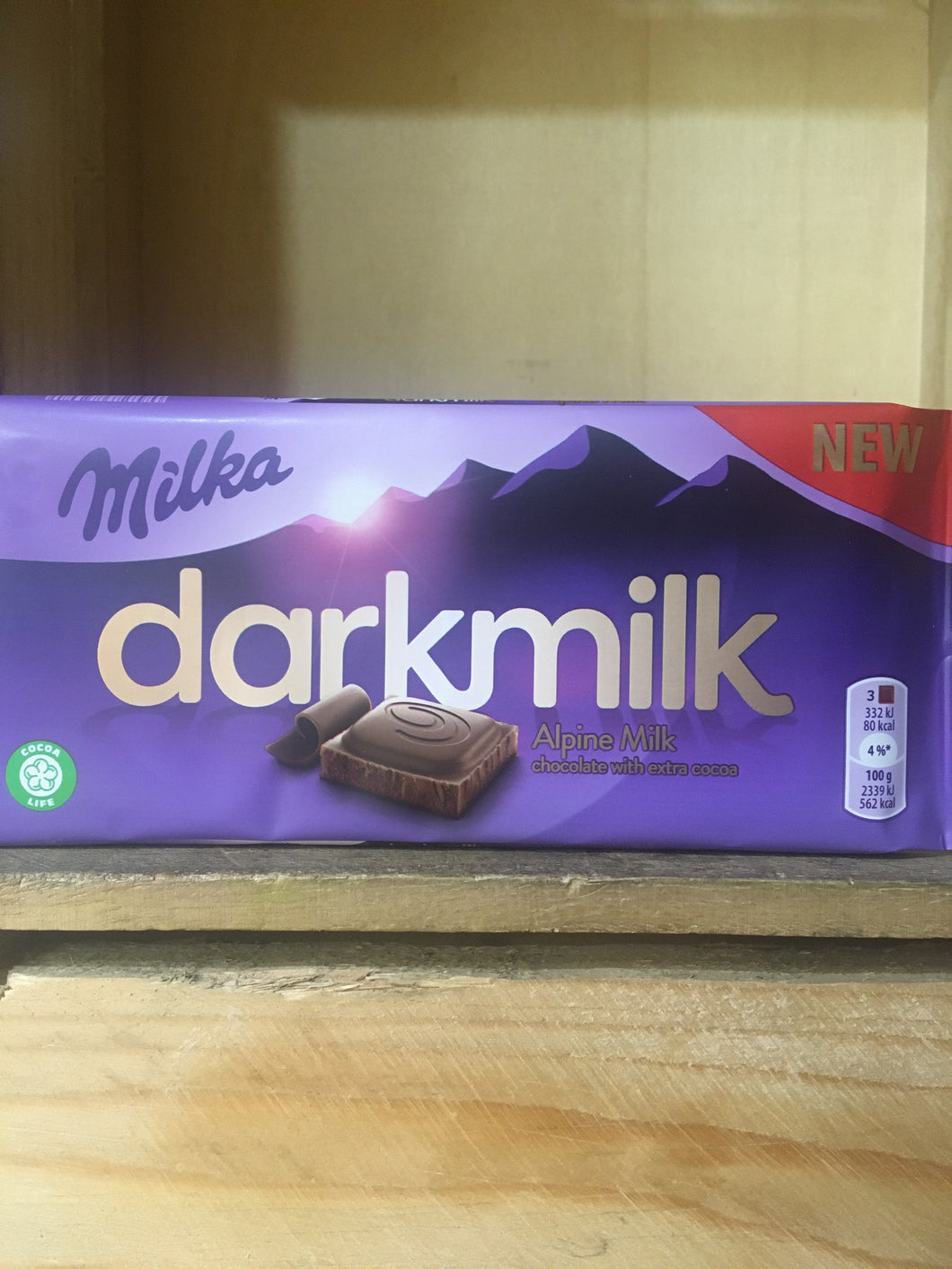 4x Milka Dark Milk Dark Alpine Milk Chocolate (4x85g)