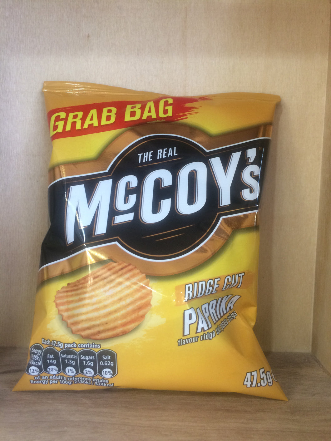 McCoy's Paprika Flavour Potato Crisps 47.5g