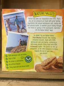 Nature Valley Nut Butter Biscuits Peanut Bar 4X38g