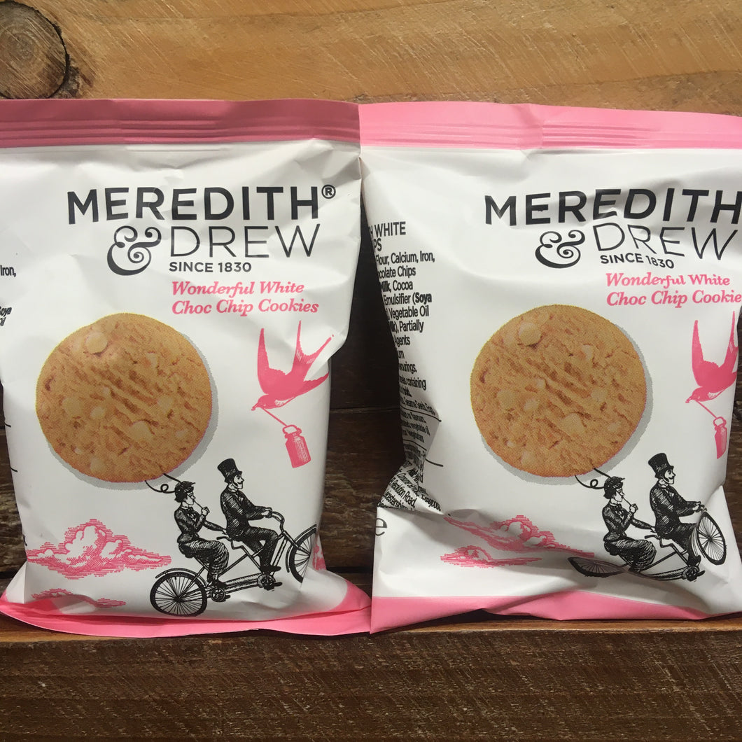 10x Meredith & Drew Wonderful White Chocolate Chip Cookies Twin Packs