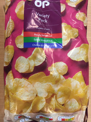 24x Co-Op Variety Crisps (2 Packs of 12x25g)