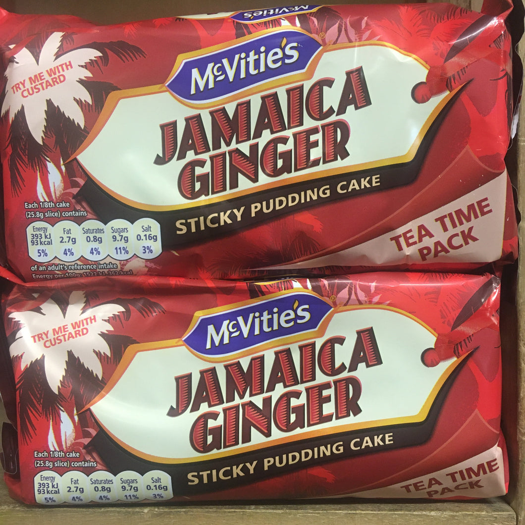 2x McVitie’s Jamaica Ginger Cakes Tea Time Packs (2x224g)