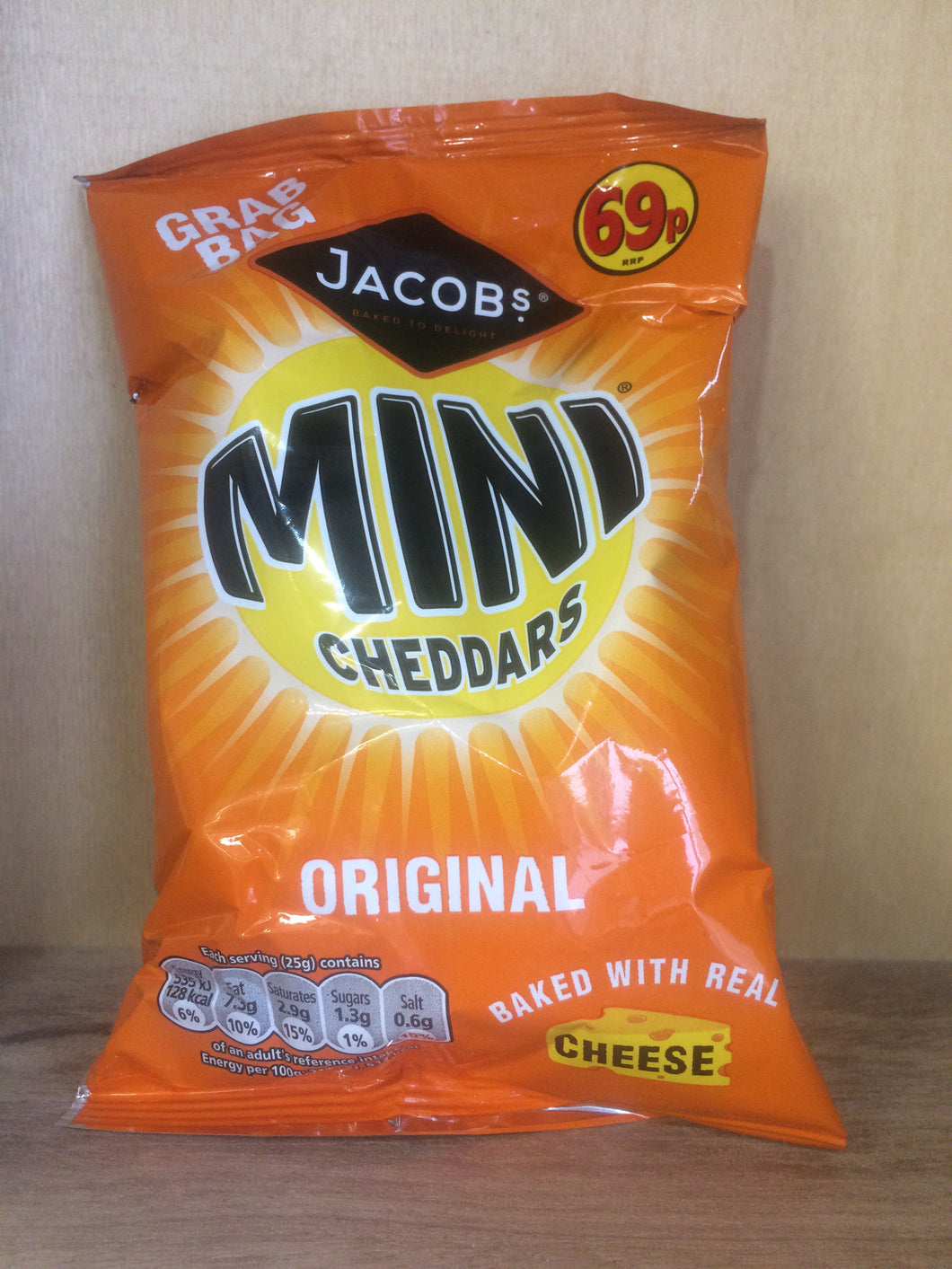 Jacobs Mini Cheddars Original 50g