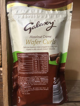 4x Galaxy Hazelnut Creme Wafer Curls (4x90g)