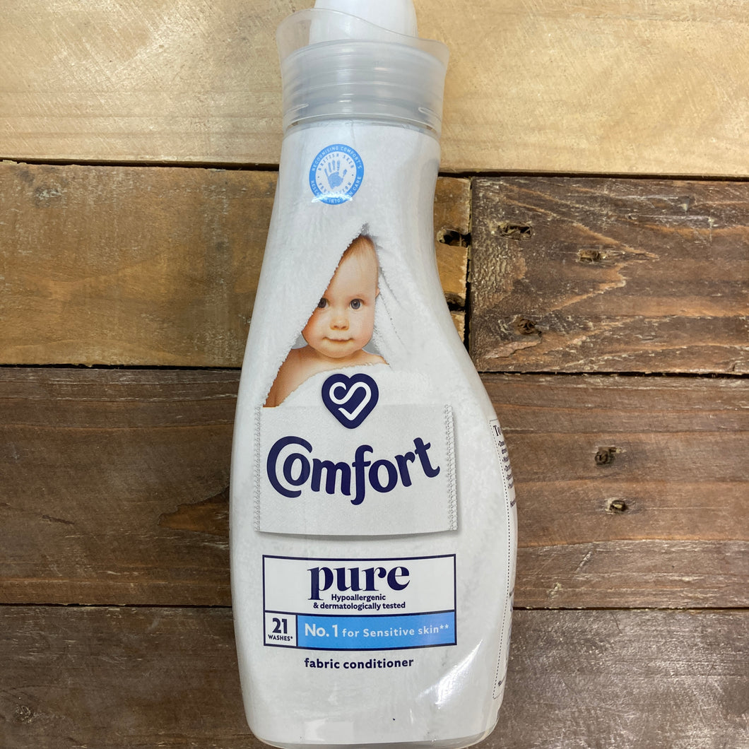 2x Comfort Dermatological Fabric Conditioners Pure 21 Wash (2x750ml)