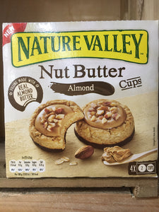 Nature Valley Nut Butter Cups Almond 4 Pack 140g (4x2 Cups)