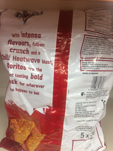 Doritos Chilli Heatwave 5x Bag Pack