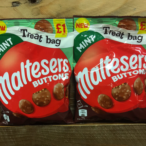 3x Maltesers Buttons Mint Chocolate Sharing Bags (3x68g)