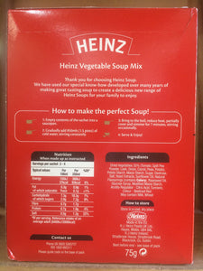 Heinz Vegetable Soup 75g makes 850ml