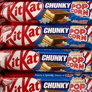 12x KitKat Chunky Salted Caramel Popcorn Bars (12x42g)